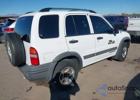 2002 Chevrolet Tracker Hard Top Zr2 из США, поврежденный, VIN 2CNBJ734826919215